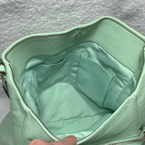 Coach Mint Green Leather Phoebe Shoulder Bag F35723 - Picture 8 of 16